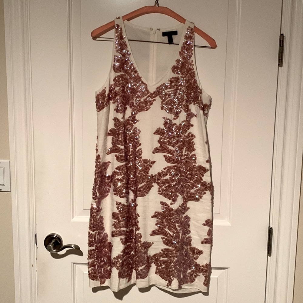 J.Crew sequin V neck dress size 2